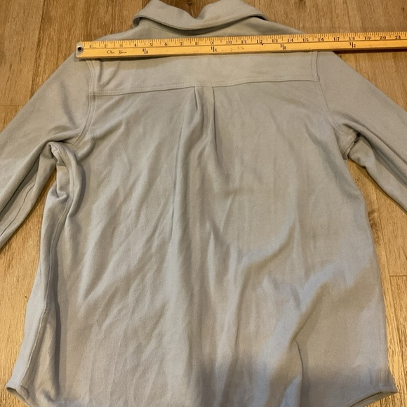 Workshop Republic Clothing - Button Down Long Sleeve Shirt - Blue - Ladies Med - Picture 6 of 13